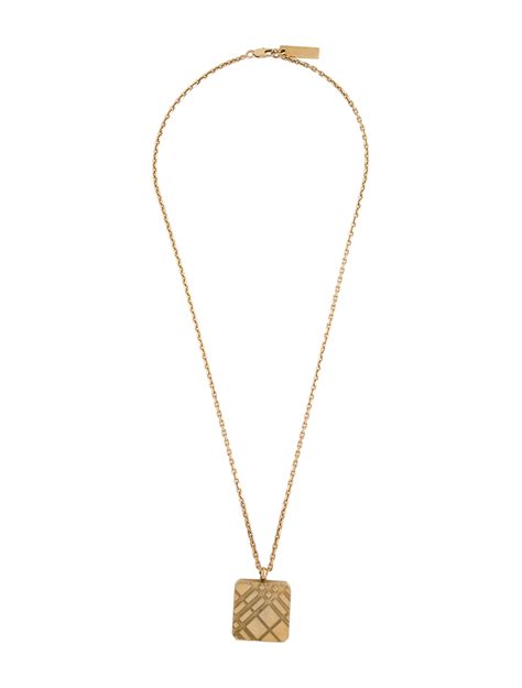 burberry pendant necklace